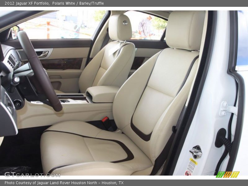  2012 XF Portfolio Barley/Truffle Interior