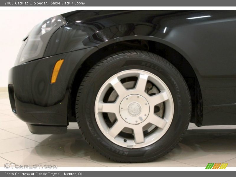 Sable Black / Ebony 2003 Cadillac CTS Sedan