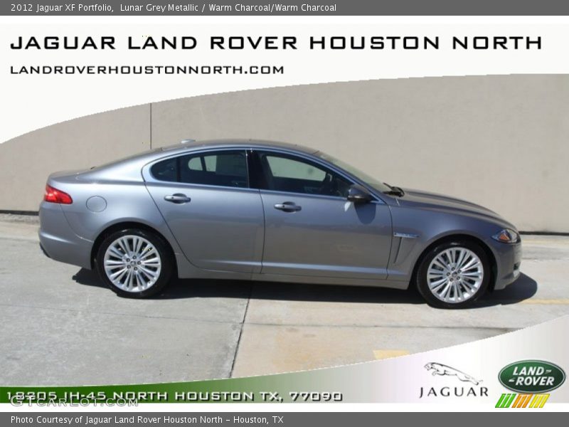 Lunar Grey Metallic / Warm Charcoal/Warm Charcoal 2012 Jaguar XF Portfolio