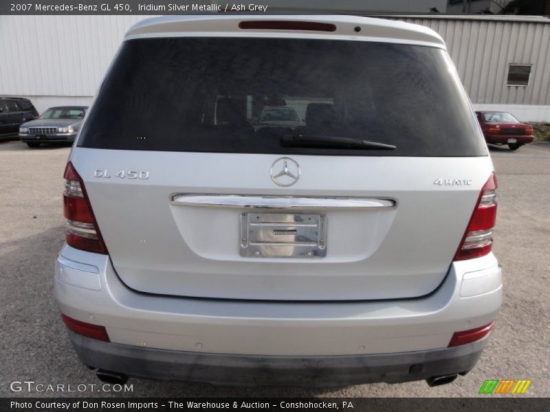 Iridium Silver Metallic / Ash Grey 2007 Mercedes-Benz GL 450