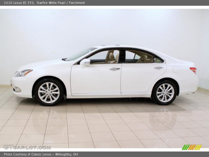 Starfire White Pearl / Parchment 2010 Lexus ES 350