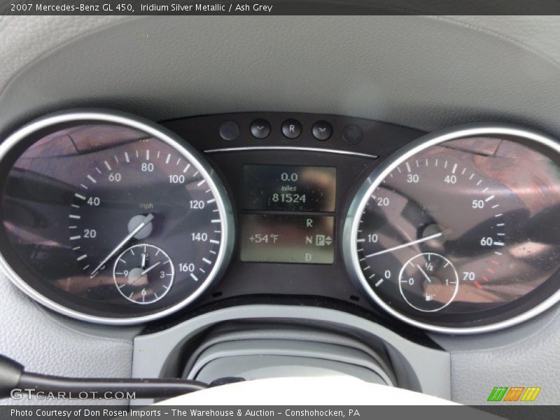 Iridium Silver Metallic / Ash Grey 2007 Mercedes-Benz GL 450