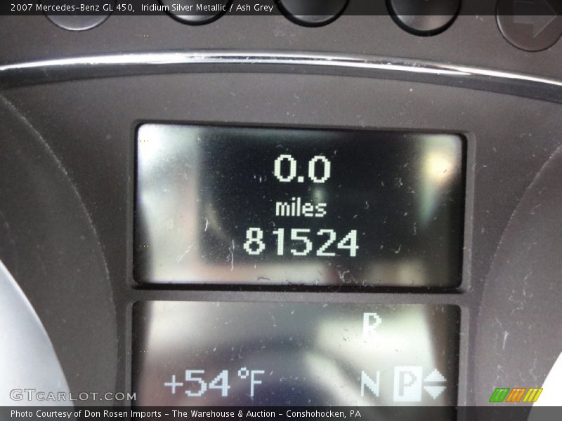 Iridium Silver Metallic / Ash Grey 2007 Mercedes-Benz GL 450