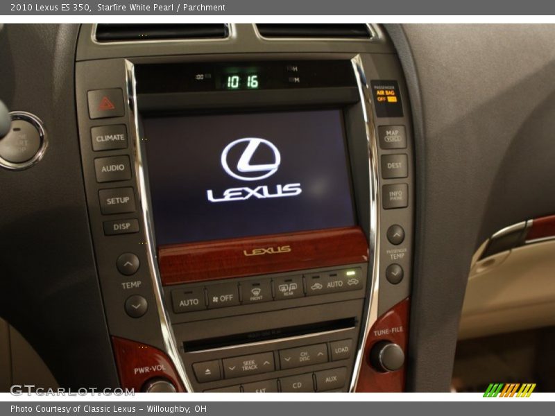 Starfire White Pearl / Parchment 2010 Lexus ES 350