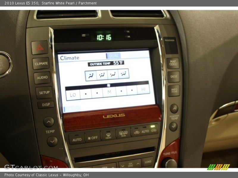 Starfire White Pearl / Parchment 2010 Lexus ES 350