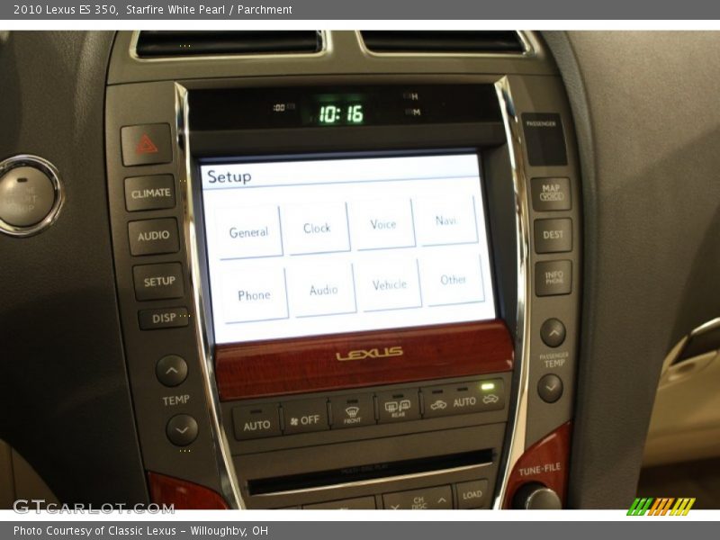 Starfire White Pearl / Parchment 2010 Lexus ES 350