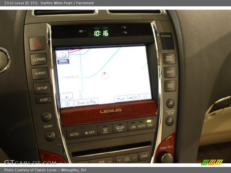 Starfire White Pearl / Parchment 2010 Lexus ES 350