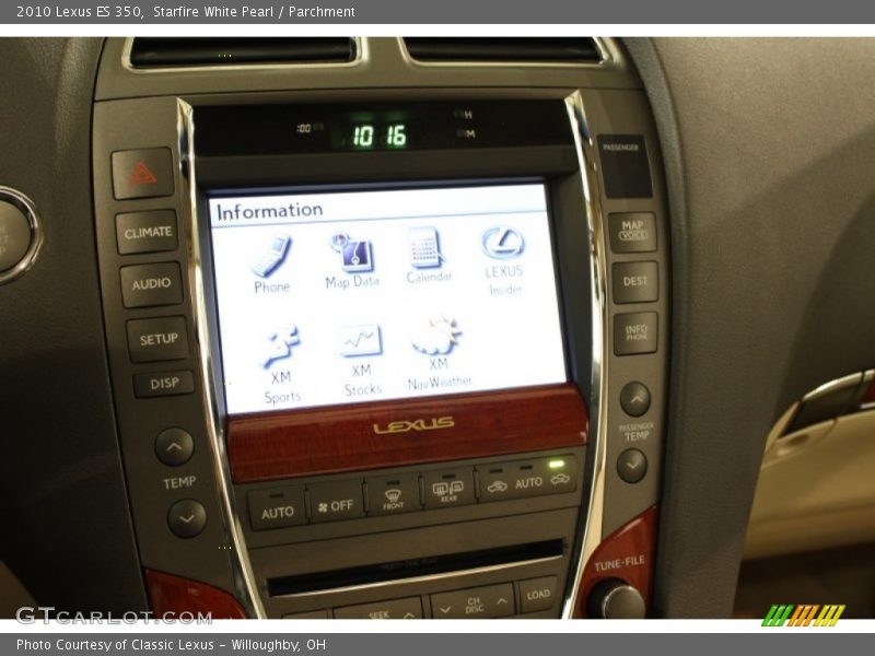 Starfire White Pearl / Parchment 2010 Lexus ES 350