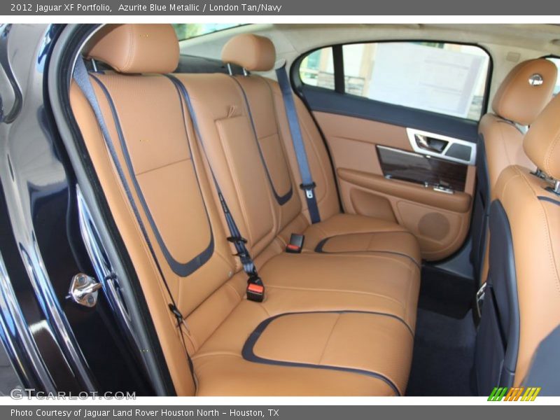  2012 XF Portfolio London Tan/Navy Interior