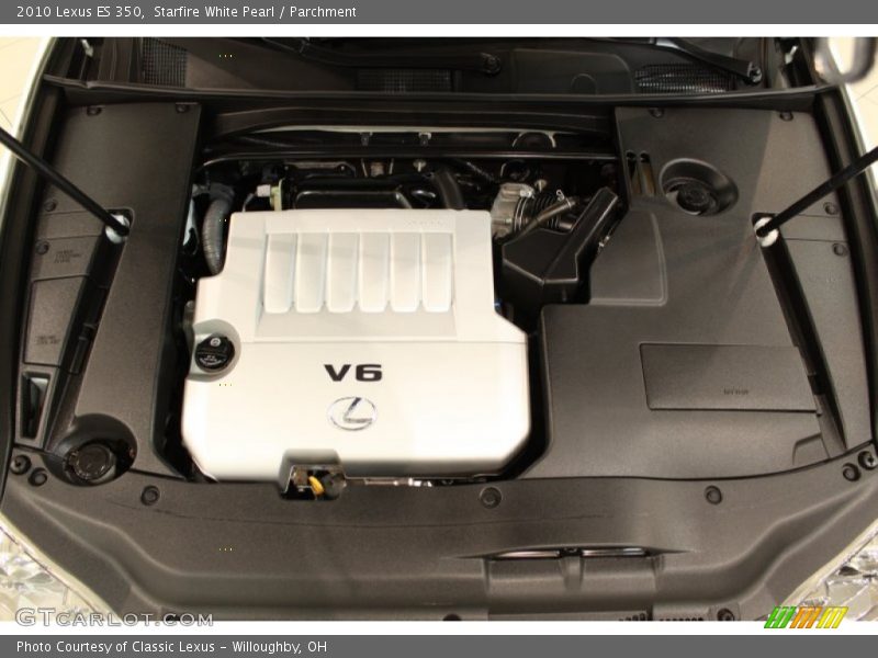 Starfire White Pearl / Parchment 2010 Lexus ES 350