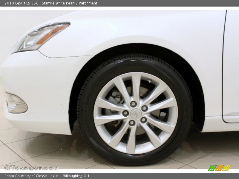 Starfire White Pearl / Parchment 2010 Lexus ES 350