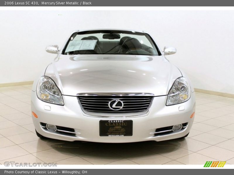 Mercury Silver Metallic / Black 2006 Lexus SC 430