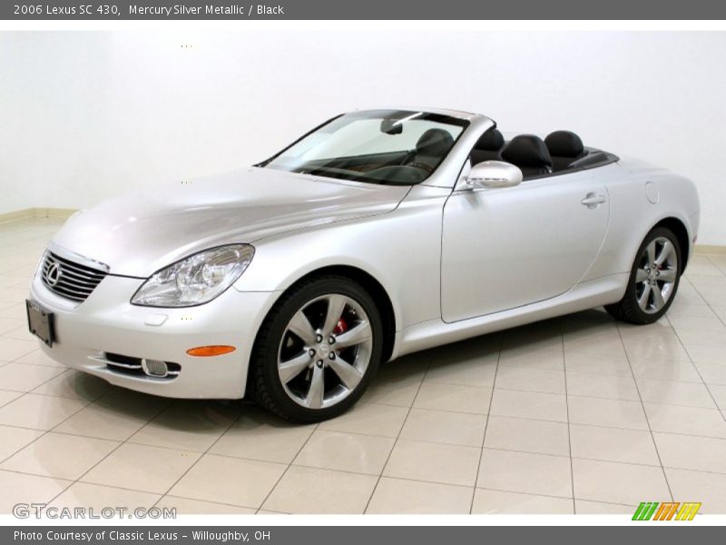 Mercury Silver Metallic / Black 2006 Lexus SC 430