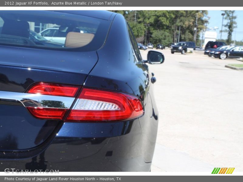 Azurite Blue Metallic / London Tan/Navy 2012 Jaguar XF Portfolio