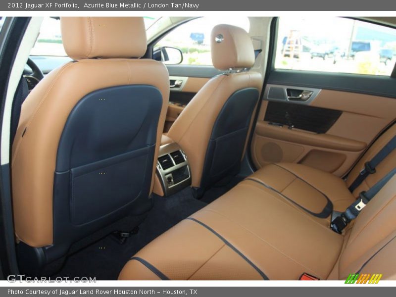  2012 XF Portfolio London Tan/Navy Interior