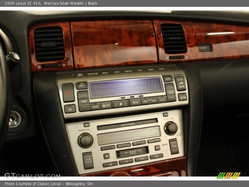 Mercury Silver Metallic / Black 2006 Lexus SC 430
