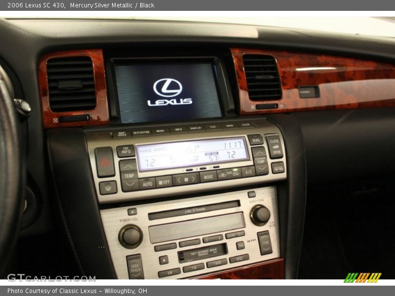 Mercury Silver Metallic / Black 2006 Lexus SC 430