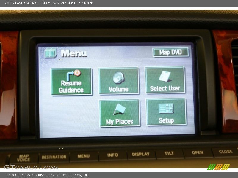 Mercury Silver Metallic / Black 2006 Lexus SC 430