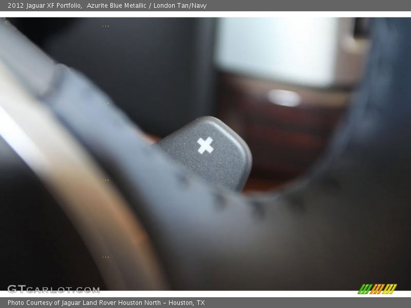 Azurite Blue Metallic / London Tan/Navy 2012 Jaguar XF Portfolio
