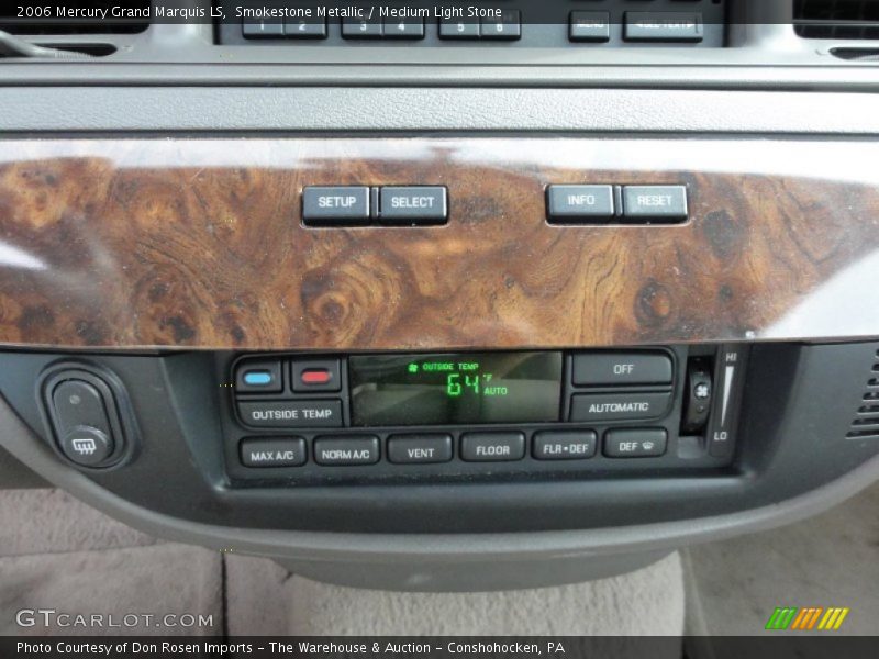 Smokestone Metallic / Medium Light Stone 2006 Mercury Grand Marquis LS