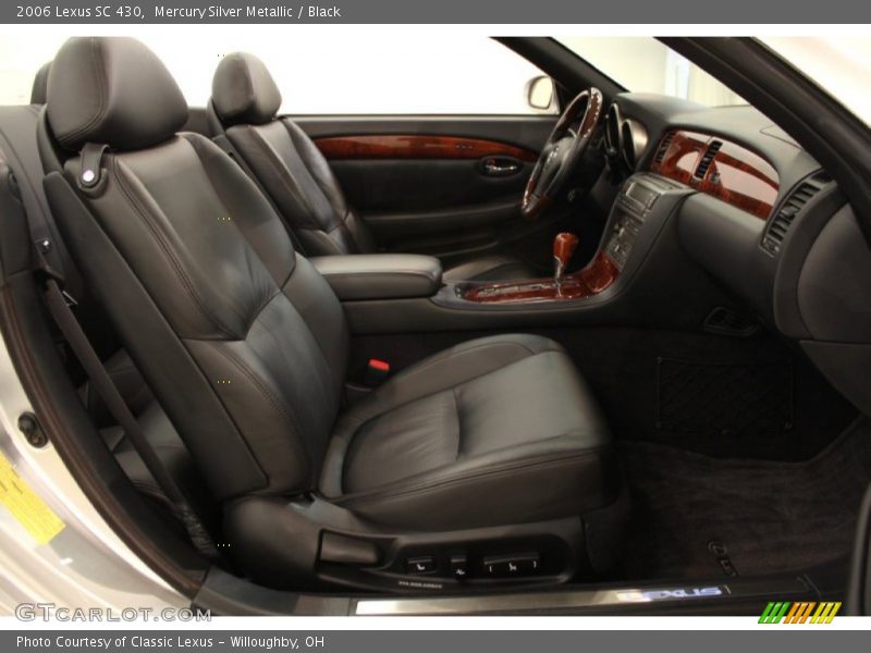 Mercury Silver Metallic / Black 2006 Lexus SC 430