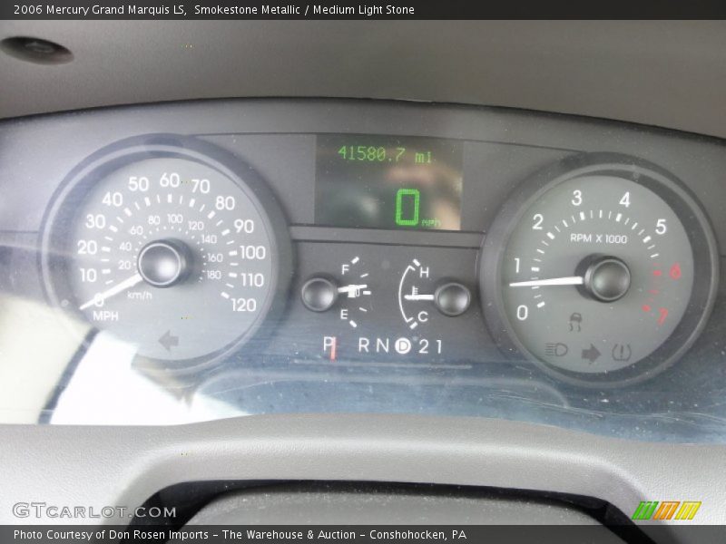 Smokestone Metallic / Medium Light Stone 2006 Mercury Grand Marquis LS