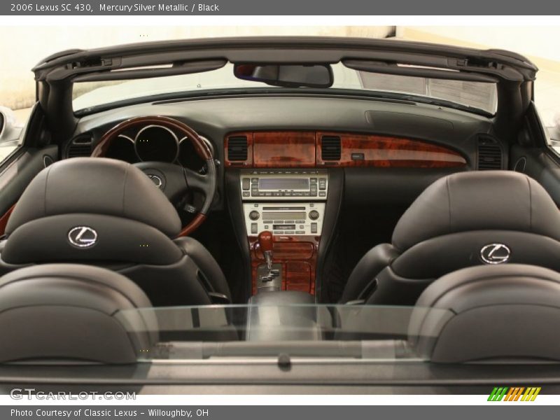 Mercury Silver Metallic / Black 2006 Lexus SC 430