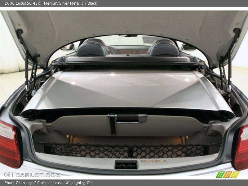 Mercury Silver Metallic / Black 2006 Lexus SC 430