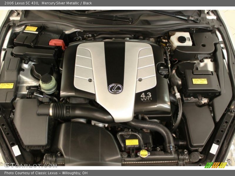  2006 SC 430 Engine - 4.3 Liter DOHC 32-Valve VVT-i V8