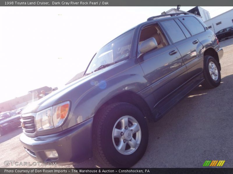 Dark Gray River Rock Pearl / Oak 1998 Toyota Land Cruiser