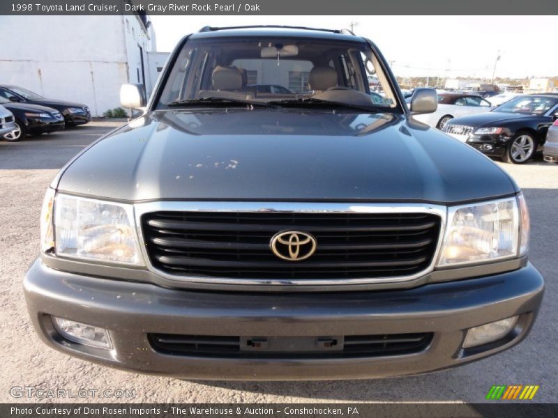 Dark Gray River Rock Pearl / Oak 1998 Toyota Land Cruiser