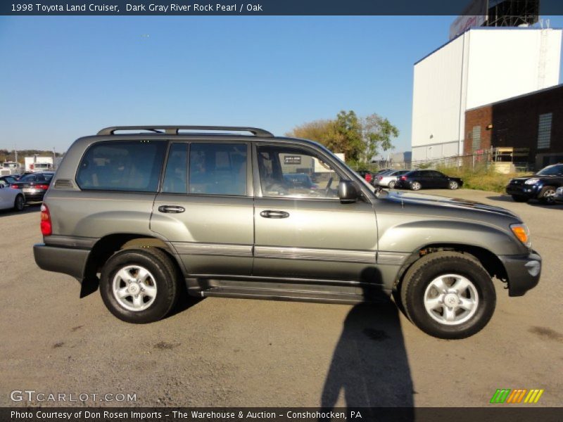 Dark Gray River Rock Pearl / Oak 1998 Toyota Land Cruiser