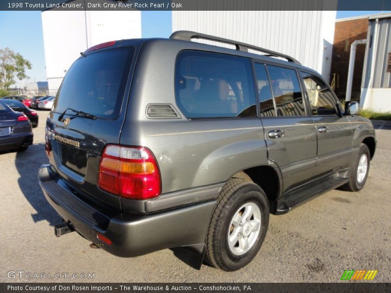 Dark Gray River Rock Pearl / Oak 1998 Toyota Land Cruiser