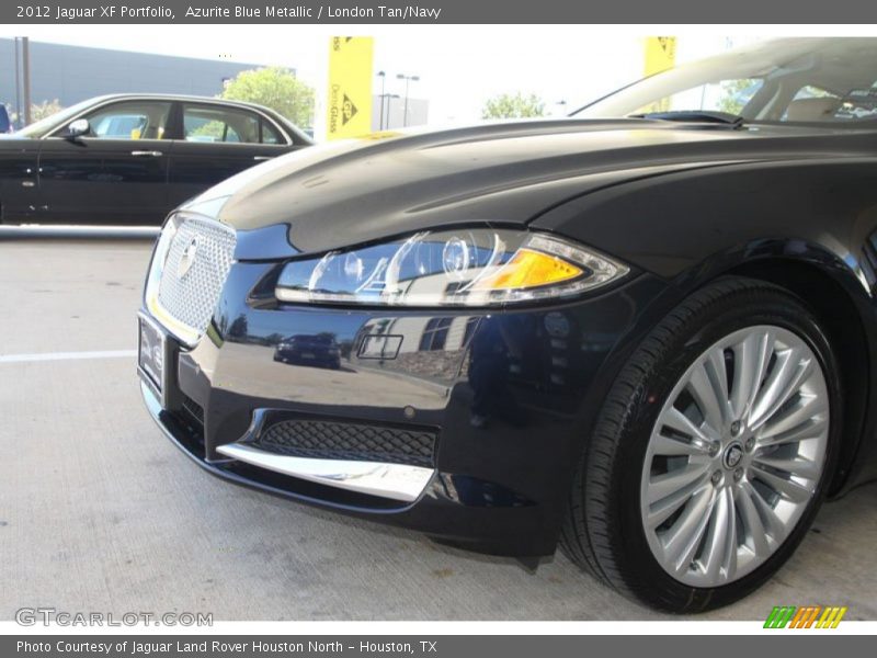 Azurite Blue Metallic / London Tan/Navy 2012 Jaguar XF Portfolio