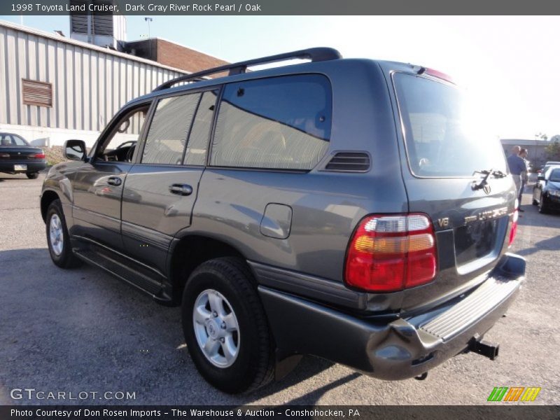 Dark Gray River Rock Pearl / Oak 1998 Toyota Land Cruiser