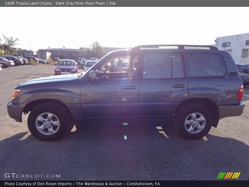 Dark Gray River Rock Pearl / Oak 1998 Toyota Land Cruiser