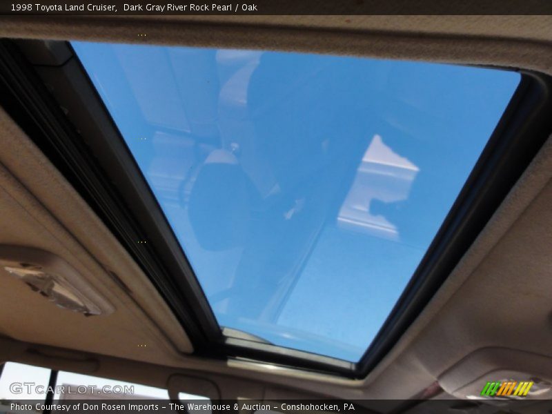 Dark Gray River Rock Pearl / Oak 1998 Toyota Land Cruiser