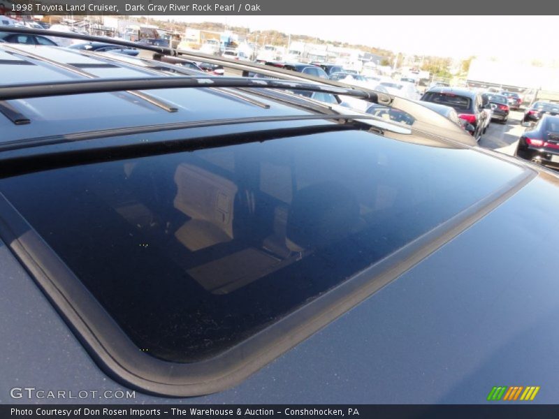 Dark Gray River Rock Pearl / Oak 1998 Toyota Land Cruiser