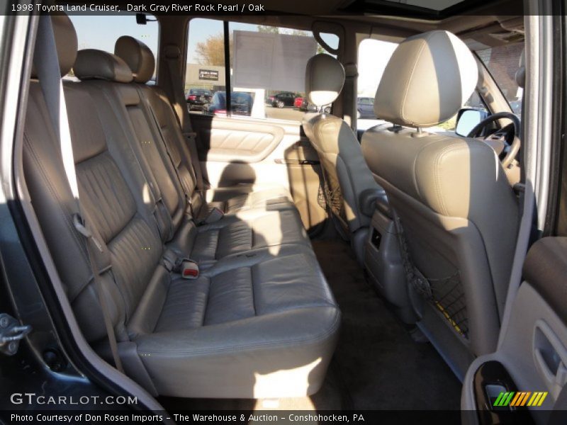 Dark Gray River Rock Pearl / Oak 1998 Toyota Land Cruiser