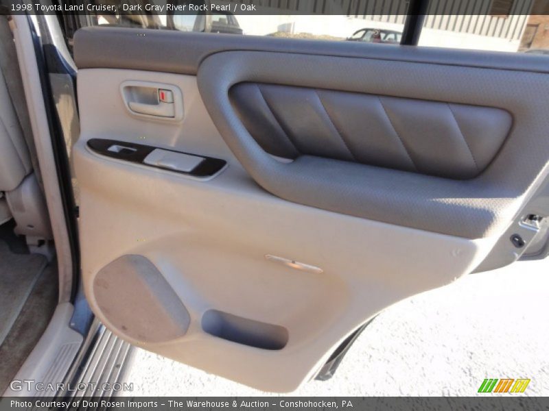 Dark Gray River Rock Pearl / Oak 1998 Toyota Land Cruiser
