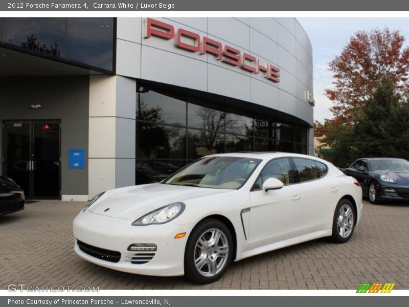  2012 Panamera 4 Carrara White