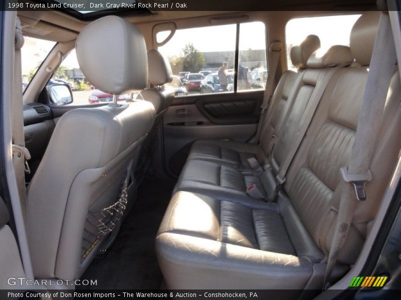 Dark Gray River Rock Pearl / Oak 1998 Toyota Land Cruiser