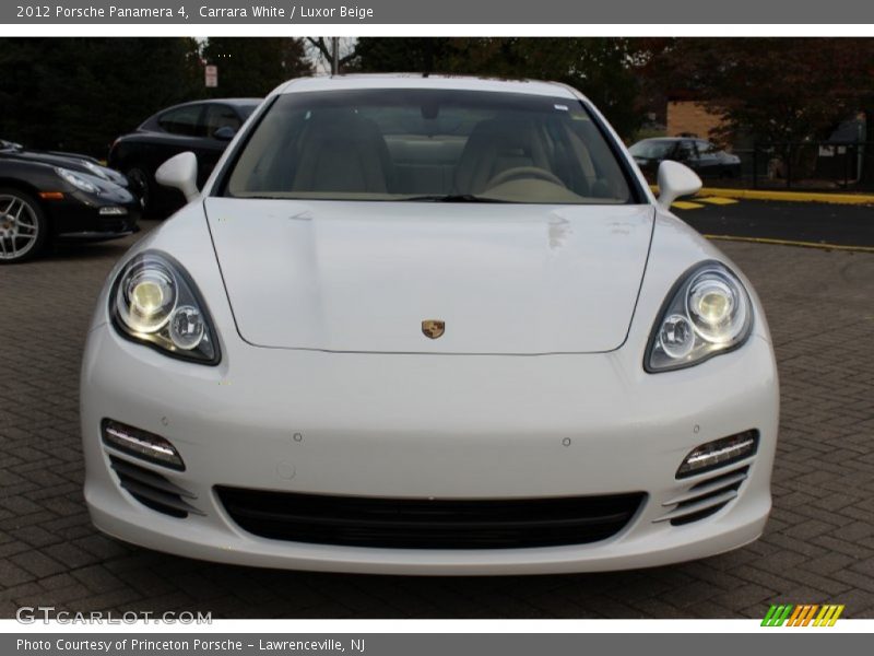 Carrara White / Luxor Beige 2012 Porsche Panamera 4