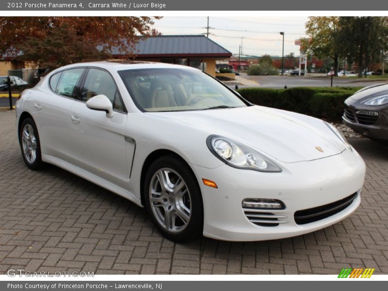  2012 Panamera 4 Carrara White