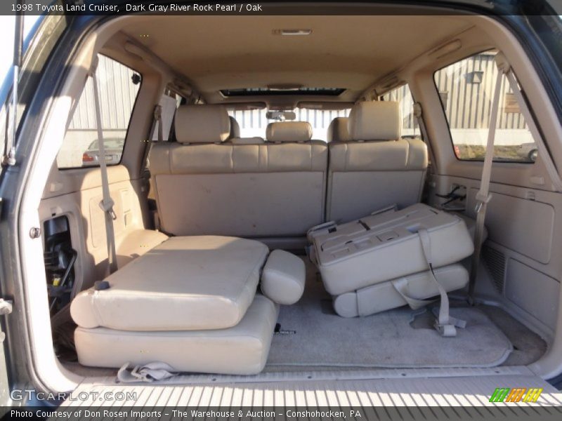 Dark Gray River Rock Pearl / Oak 1998 Toyota Land Cruiser