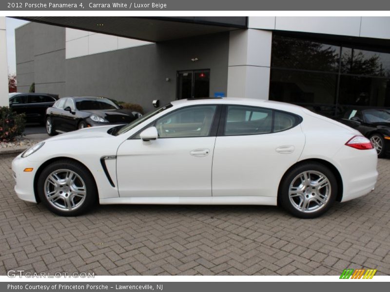  2012 Panamera 4 Carrara White