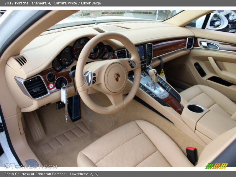  2012 Panamera 4 Luxor Beige Interior