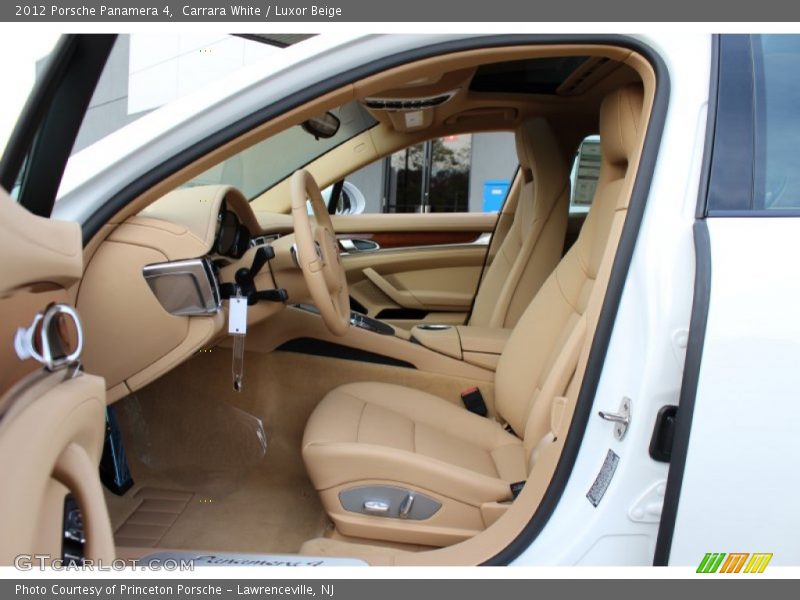  2012 Panamera 4 Luxor Beige Interior