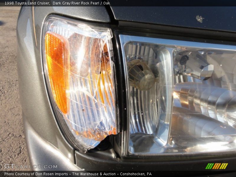 Dark Gray River Rock Pearl / Oak 1998 Toyota Land Cruiser