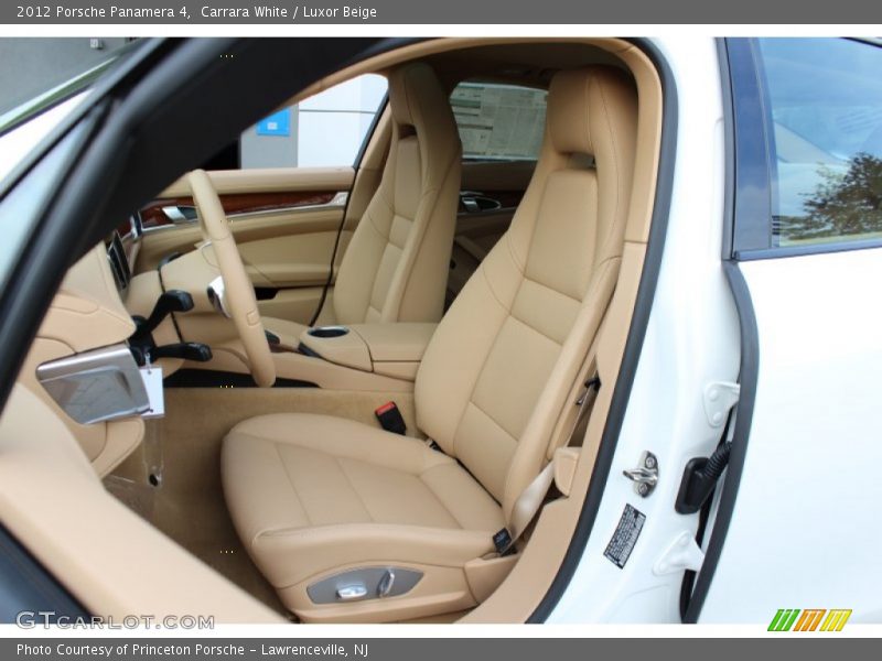  2012 Panamera 4 Luxor Beige Interior